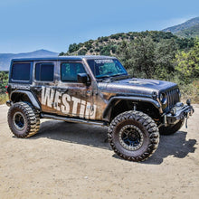 Load image into Gallery viewer, Westin 18+ Jeep Wrangler JL Unlimited 4dr Rock Slider - Textured Black