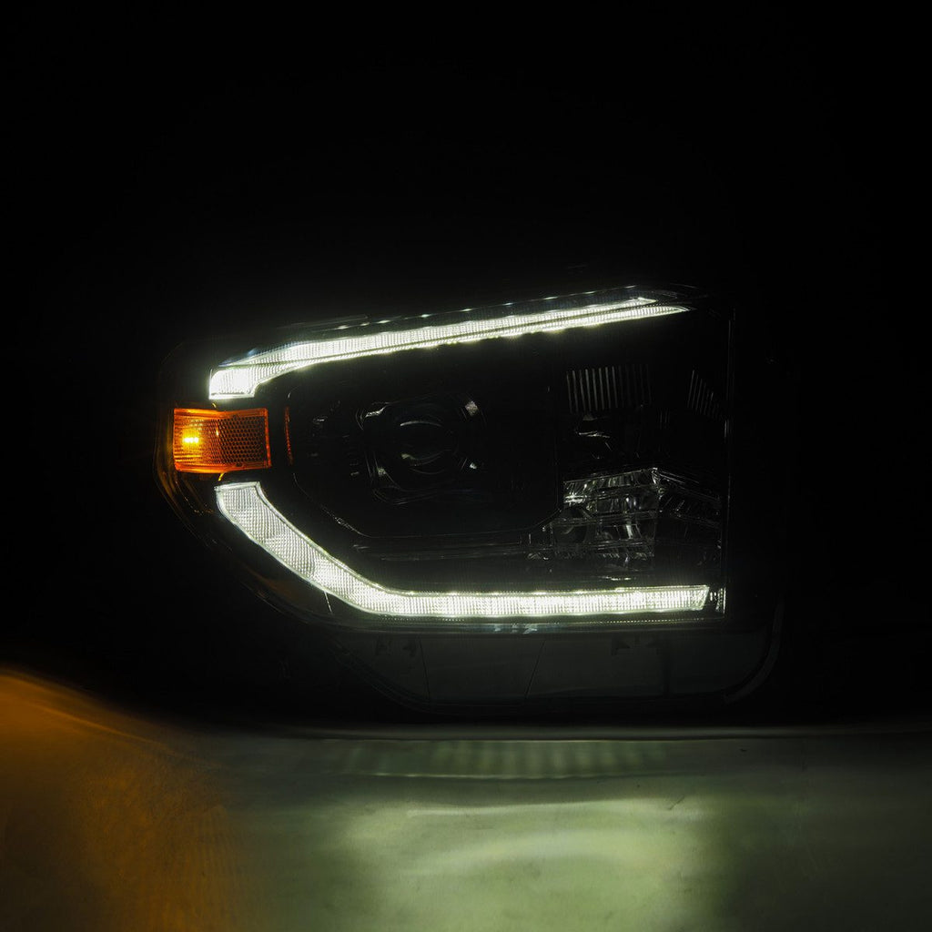 14-21 Toyota Tundra MK II PRO-Series Halogen Projector Headlights Alpha-Black (ETA early Mar)