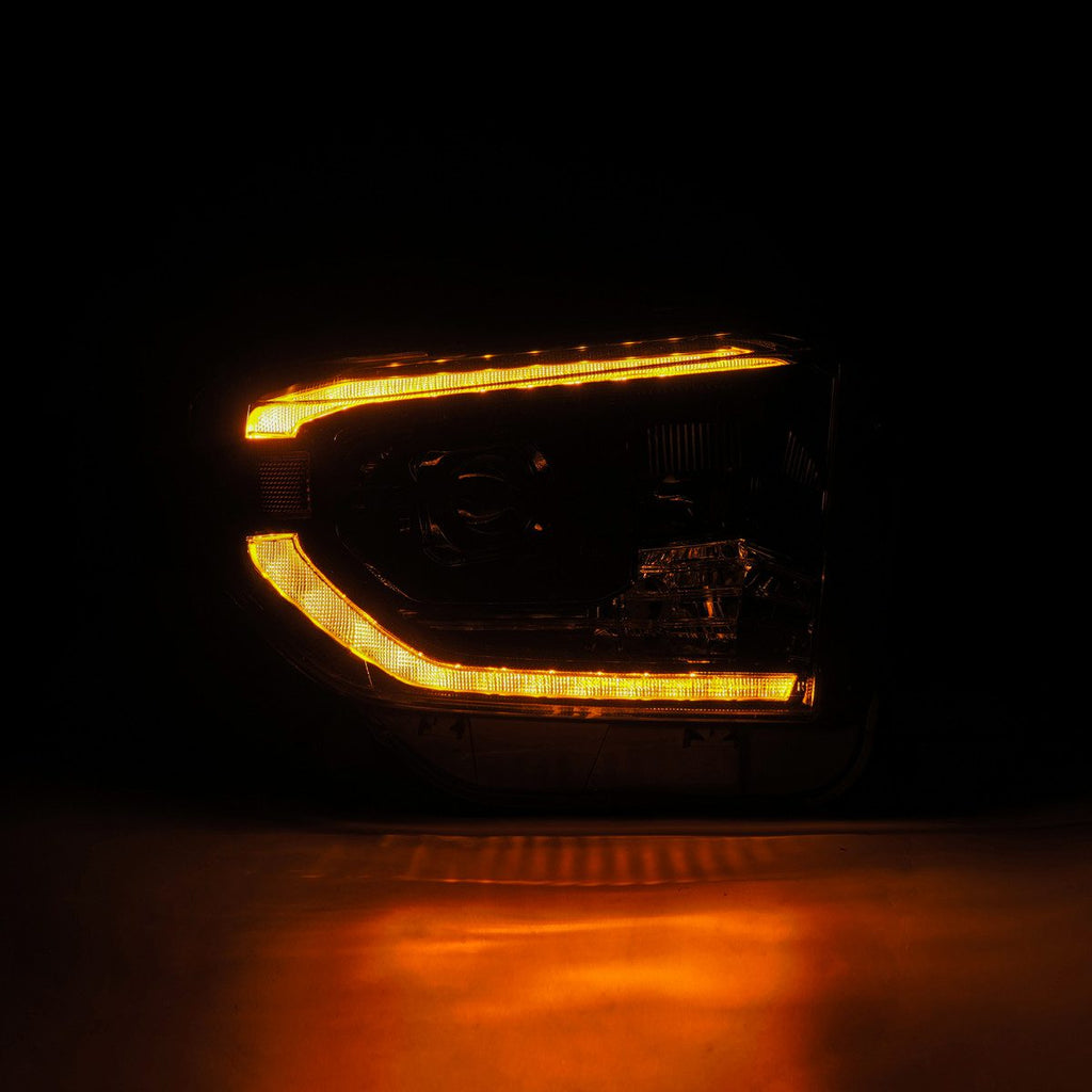 14-21 Toyota Tundra MK II PRO-Series Halogen Projector Headlights Alpha-Black (ETA early Mar)