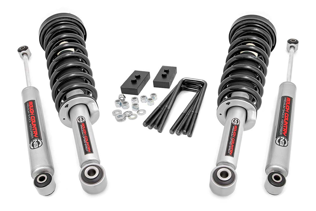 Rough Country 2 Inch Lift Kit - N3 Struts N3 - Ford F-150 4WD (2009-2013)