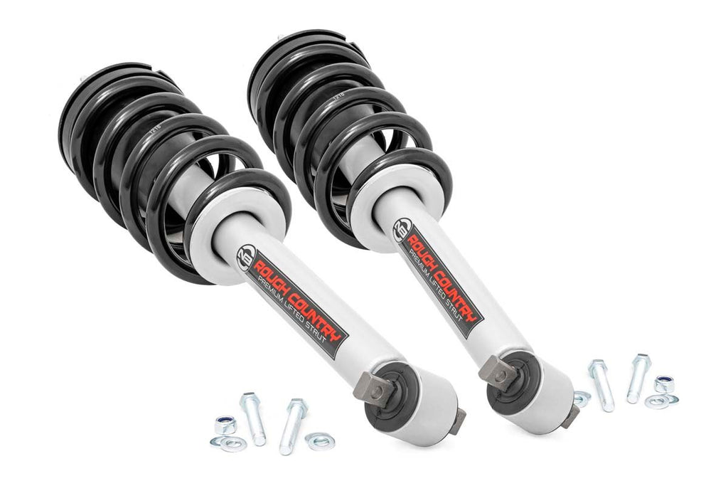 Rough Country Loaded Strut Pair - 6 Inch - GMC Sierra 1500 4WD (2019-2023)