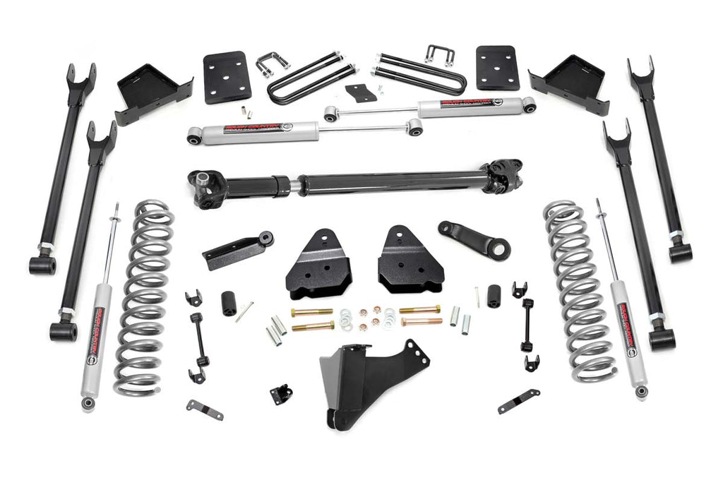 6 Inch Lift Kit - Diesel - 4 Link - OVLD - D S - Ford F-250 F-350 Super Duty