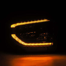 Load image into Gallery viewer, AlphaRex 14-21 Toyota Tundra MK II LUXX Series Crystal Headlights Alpha Black