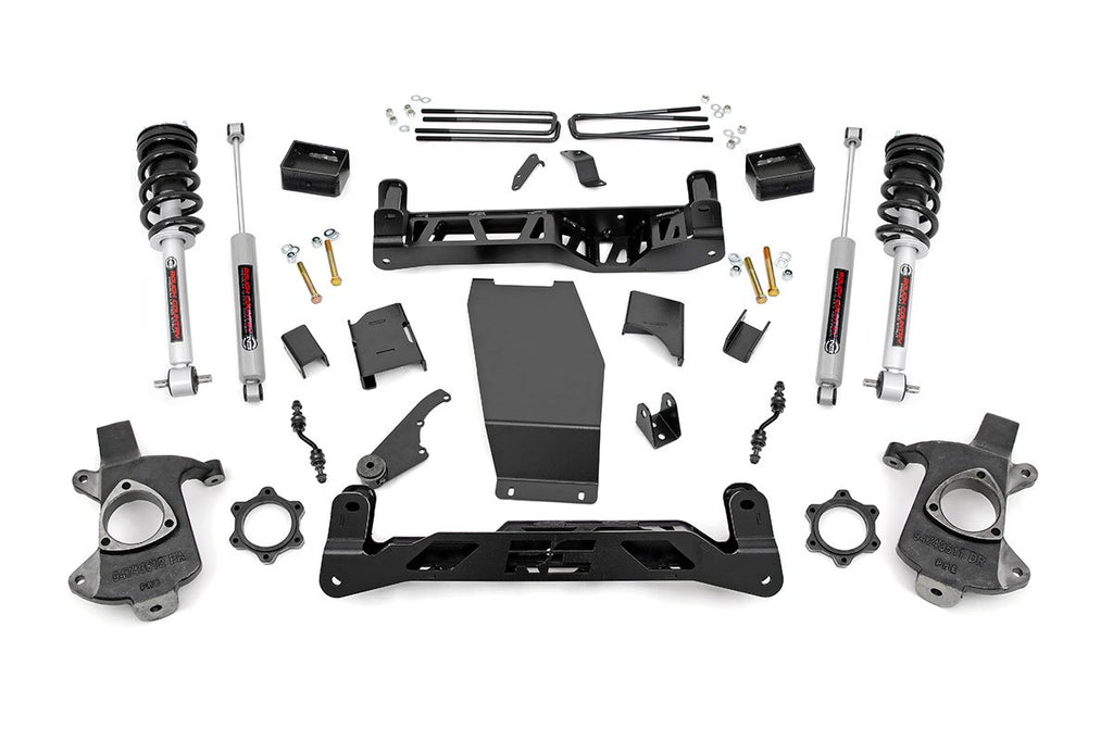 5 Inch Lift Kit - Alum Stamp Steel - N3 Struts - Chevy GMC 1500