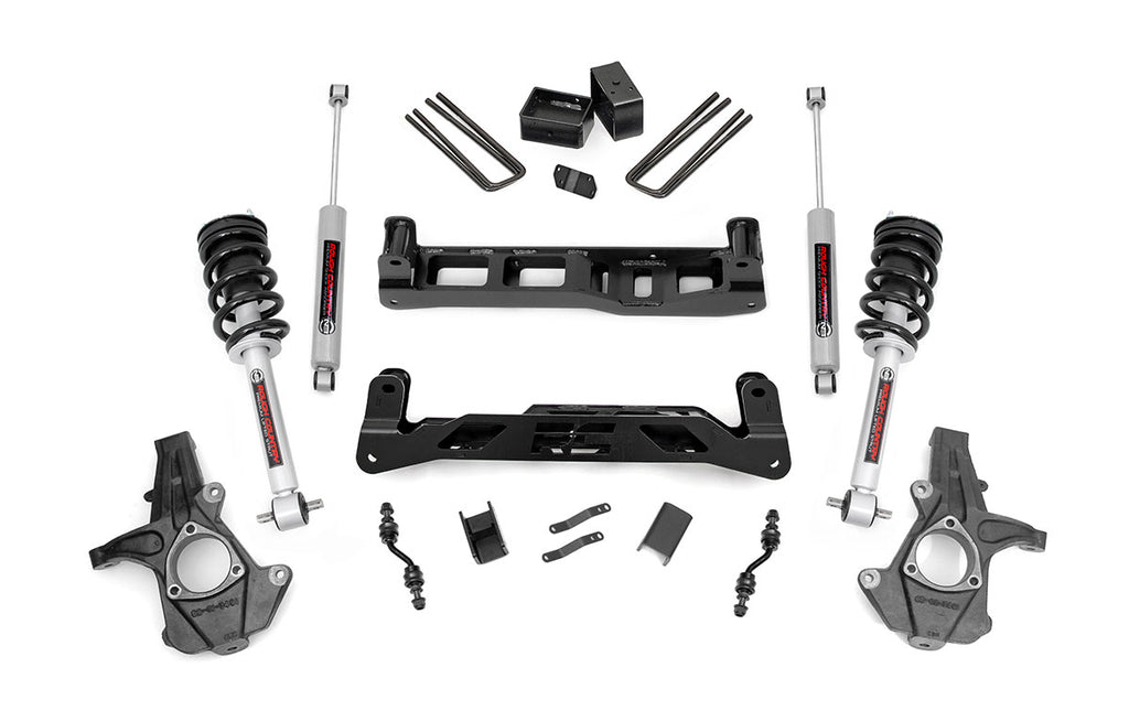 5 Inch Lift Kit - Alu Stamp Steel - N3 Struts - Chevy GMC 1500