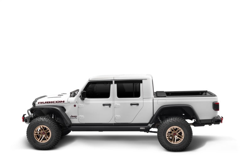 Rugged Ridge Jeep Gladiator w/o Trail Rail Sys Armis Tonneau Cover w/Max Track - Tex. Blk