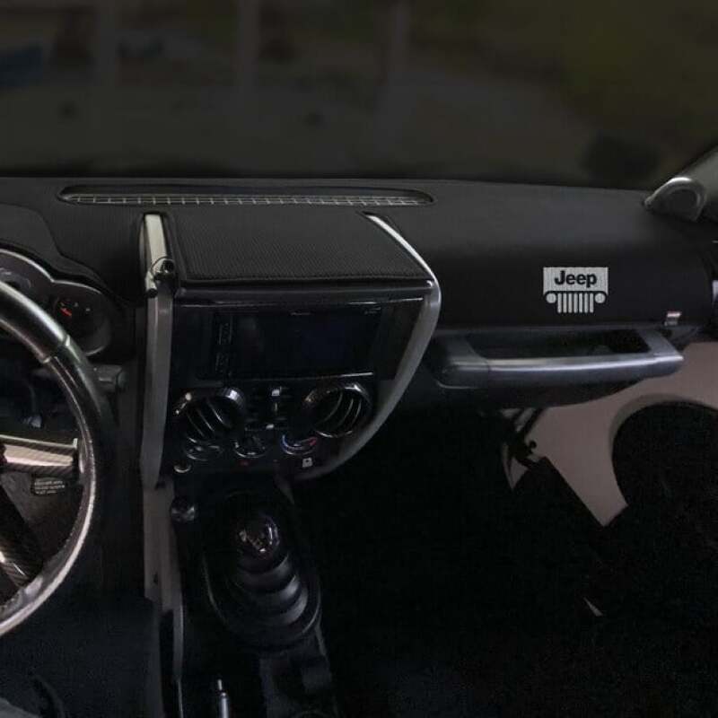 Covercraft 15-18 Jeep Wrangler (JK) w/o Light Sensor Limited Edition Dash Cover w Jeep Grill Logo