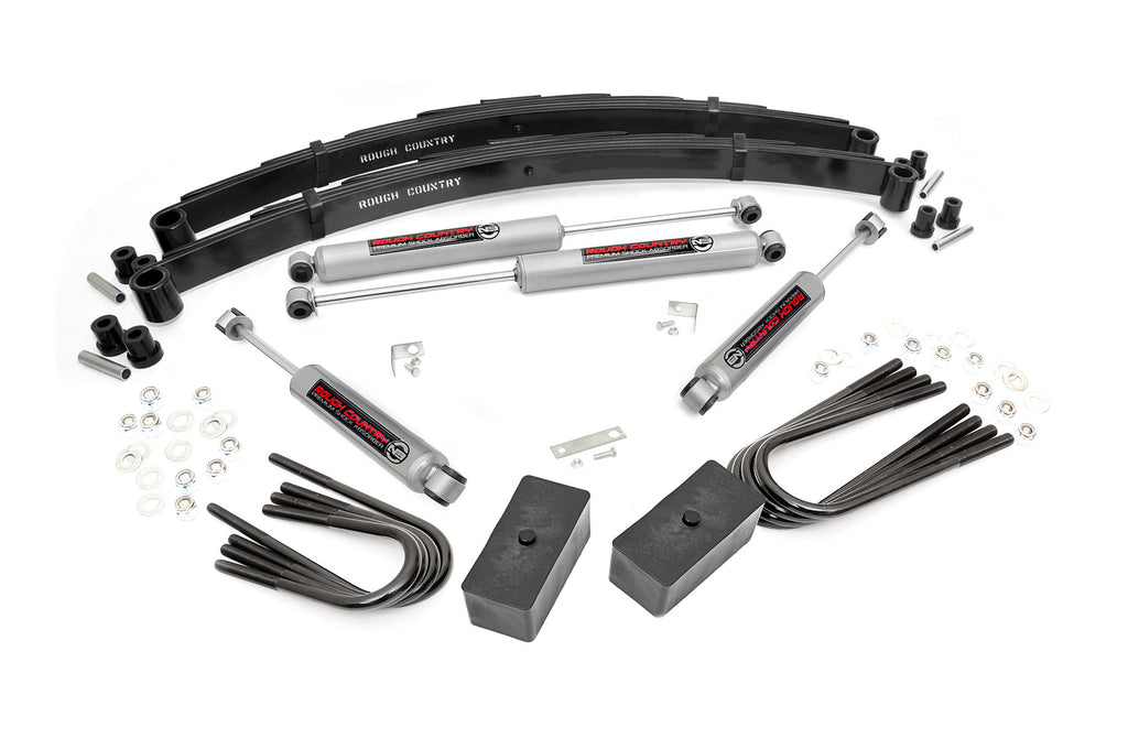 2 Inch Lift Kit - Rear Blocks - Chevy GMC 3 4-Ton Suburban (88+)