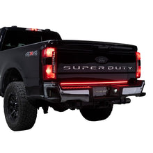 Load image into Gallery viewer, Putco 2024 Ford SuperDuty F-250 60In Direct Fit Red Blade Kit Tailgate Bars w/ LED Taillamps