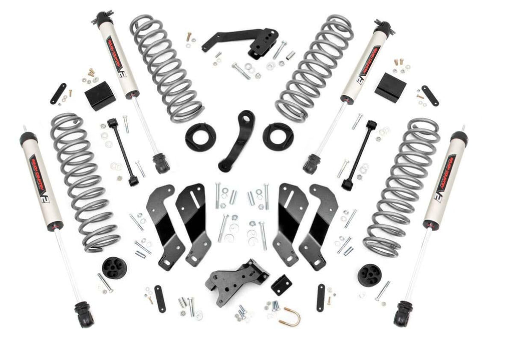 Rough Country - 3.5 Inch Lift Kit - V2 - Jeep Wrangler JK 2WD/4WD (2007-2018) - 69470