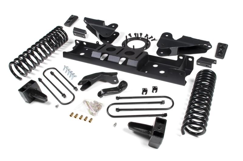 Zone Offroad 2019 Ram 3500 4.5in Radius Arm Brkt 3in Rr Block w/o Overload 6-Bolt TCase Nitro Shocks