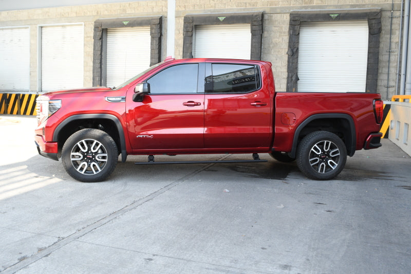 Go Rhino Chevrolet Silverado 1500 CC 4dr E-BOARD E1 Running Board Kit - Bedliner Coating