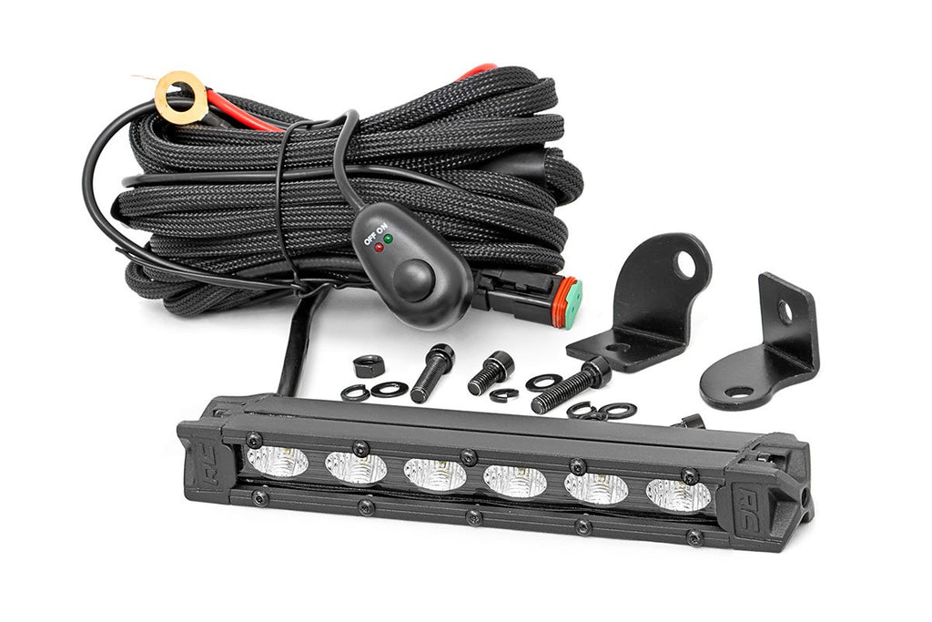 Rough Country - Black Series LED - 6" Light - Slim Line - 70416ABL