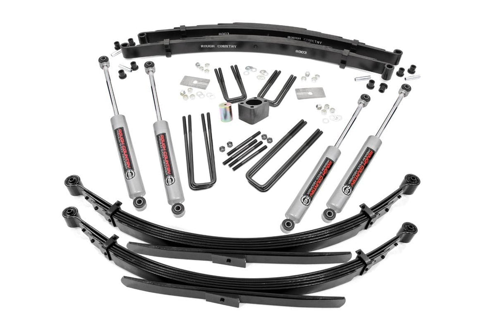 4 Inch Lift Kit - Rear Springs - Dodge W100 Truck/W200 Truck 4WD (1970-1974)