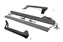 Load image into Gallery viewer, Rough Country - LED Light - Windshield Mnt - 50" Black Dual Row - Amber DRL - Jeep Wrangler JK (07-18) - 70504BLDRLA