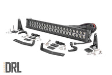 Load image into Gallery viewer, Rough Country - LED Light - Bumper Mount - 20" Black Dual Row - Amber DRL - Nissan Titan XD (16-21) - 70645DRLA