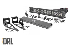 Load image into Gallery viewer, Rough Country - LED Light - Bumper Mount - 2" Black Dual Row - Amber DRL - Ford Super Duty (05-07) - 70665DRLA