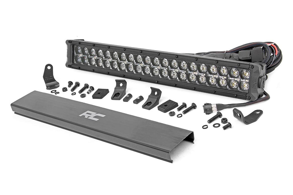 Rough Country - Black Series LED Light - 20 Inch - Dual Row - White DRL - 70920BD