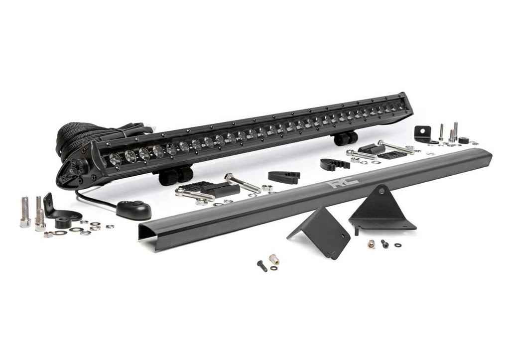 Rough Country - LED Light - Under Bed - 30" Black Single Row - Can-Am Defender (16-22) - 71016