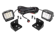 Load image into Gallery viewer, Rough Country - LED Light - Rear Cab Mount - 3" Chrome Pair - Wide Angle - Can-Am Defender (16-22) - 71024