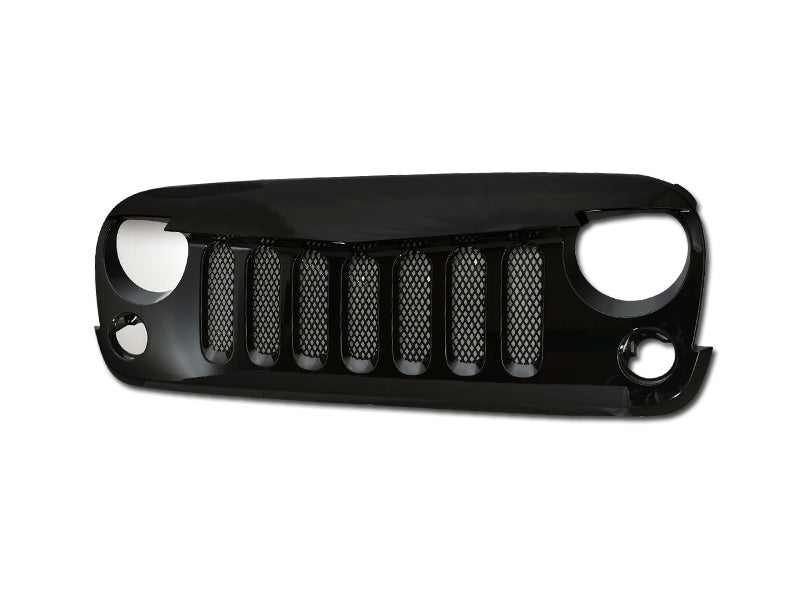 Armordillo 2007-2018 Jeep Wrangler JK Model Mesh Grille Gloss Black