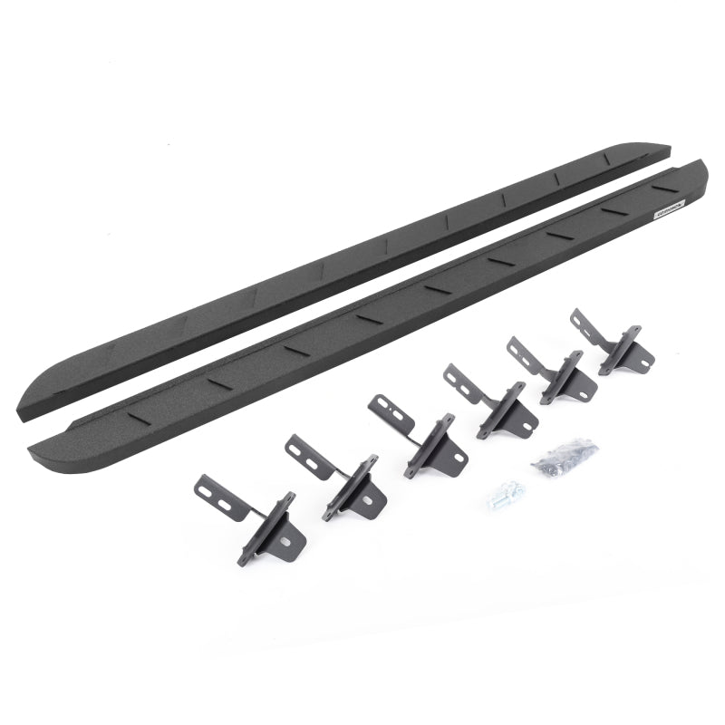 Go Rhino Ford Bronco (Excl. Sport) 4DR RB10 Slim Running Boards Kit (w/Brackets) - Bedliner Ct