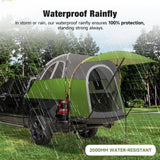 Umbrauto Truck Tent 2-3 Sleeper Pickup Bed Tent with Expansive Awning Durable Fits Silverado, Ram, Ford F-150, GMC Sierra, and Tundra
