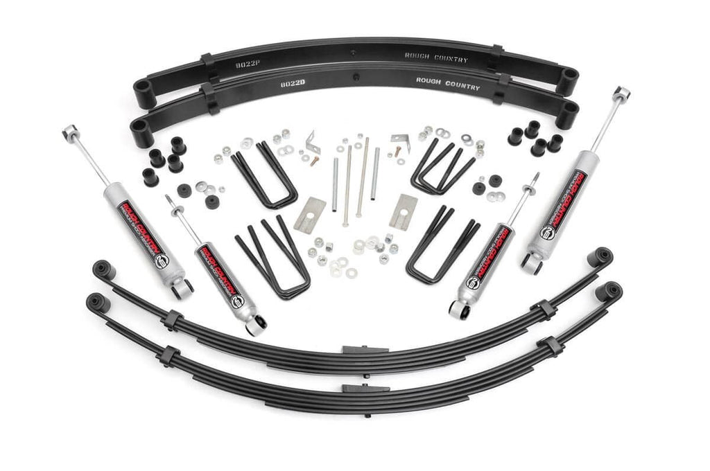 Rough Country - 3 Inch Lift Kit - RR Springs - Toyota Truck 4WD (1979-1983) - 71030