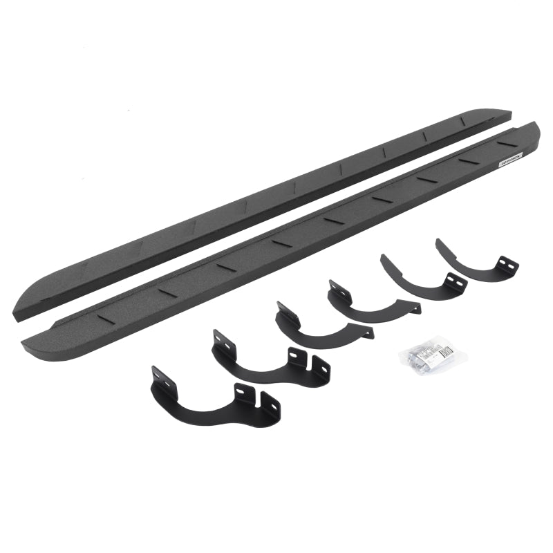 Go Rhino Toyota 4Runner (No Ltd/Ngtshd) RB10 Slim Running Boards Kit (w/Brckt) - Bedliner Coat