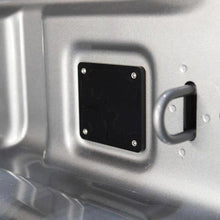 Load image into Gallery viewer, BuiltRight Industries 2020 Jeep Gladiator Bed Plug Plate Cover (Alum) - Black