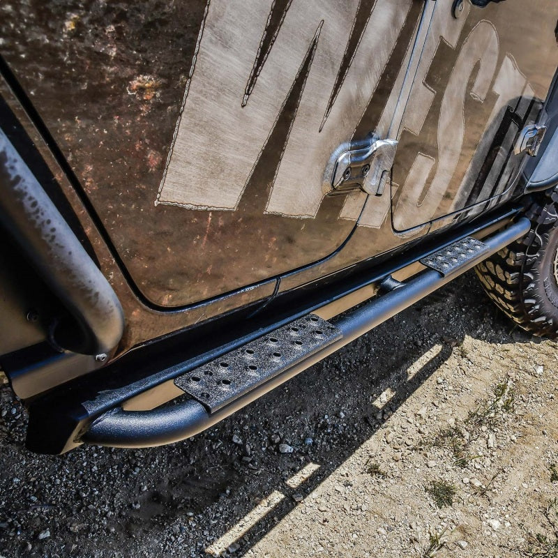 Westin 18+ Jeep Wrangler JL Unlimited 4dr Rock Slider - Textured Black