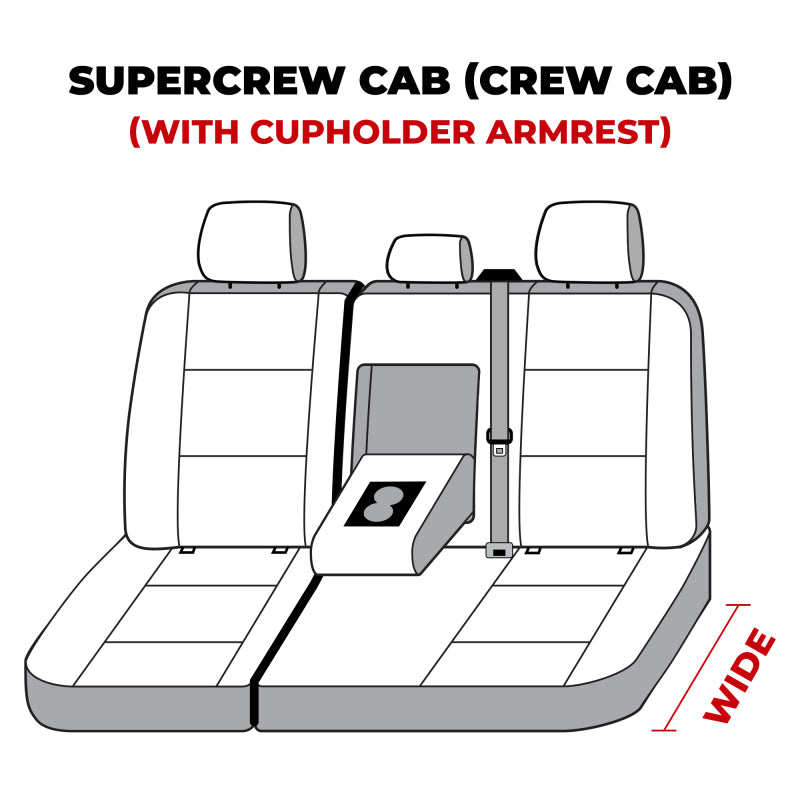 Covercraft Endura Waterproof Polyester SeatSaver Custom Second Row Seat Covers