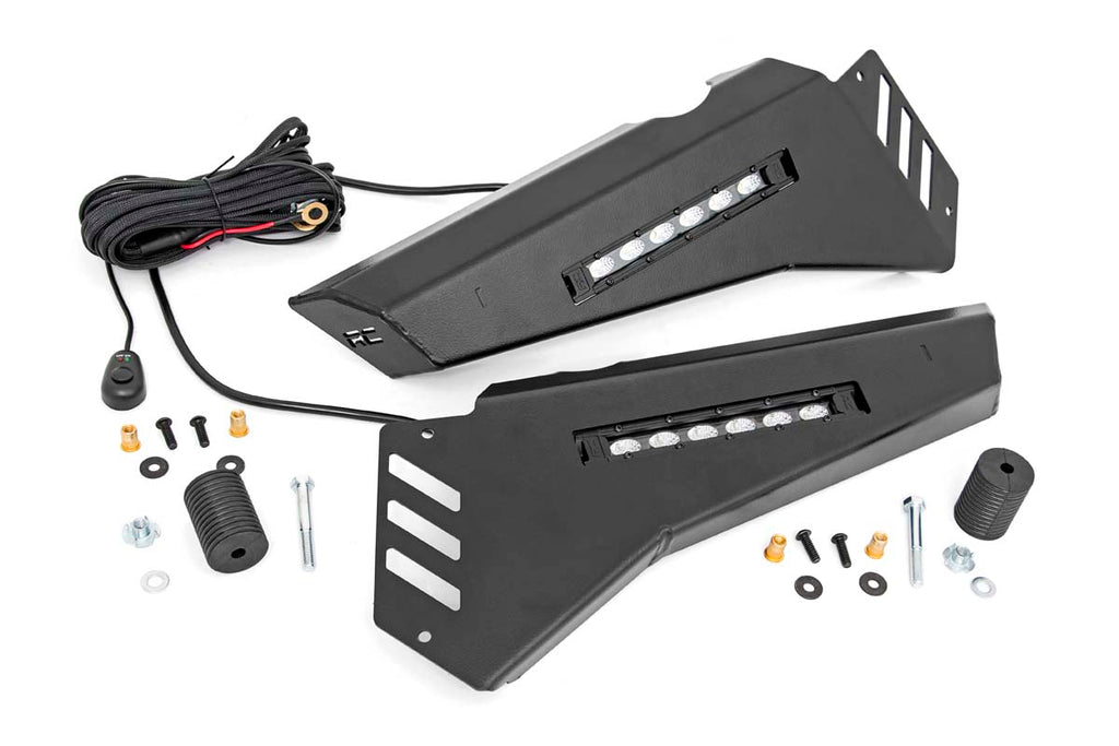 Bumper Wings - Stinger - 6 In. Led Combo - Honda Pioneer 1000 Pioneer 1000-5