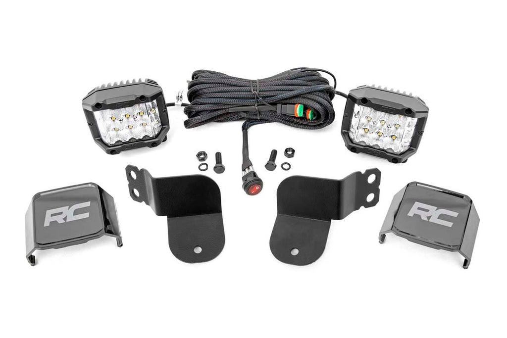 LED Light Kit - Cage Mount - 3 In. OSRAM - Wide Angle - Polaris General (2021)
