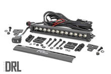 Load image into Gallery viewer, LED Light - Bumper Mount - 12 In. Black Single Row - White DRL - Can-Am Defender HD 8 HD 9 HD 10