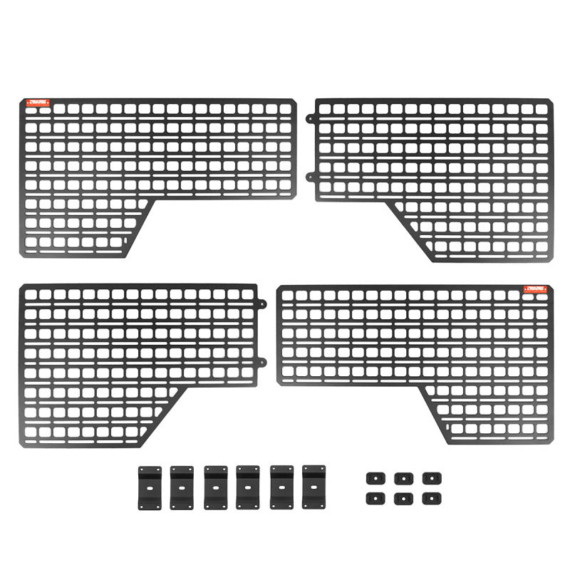 BuiltRight Industries 2019+ Chevrolet/GMC 1500 (Standard Bed) Bedside Rack System - Full 4pc Kit
