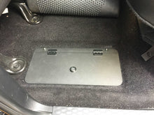 Load image into Gallery viewer, Interior view of a Dodge RAM showing the location for the locking floor box installation