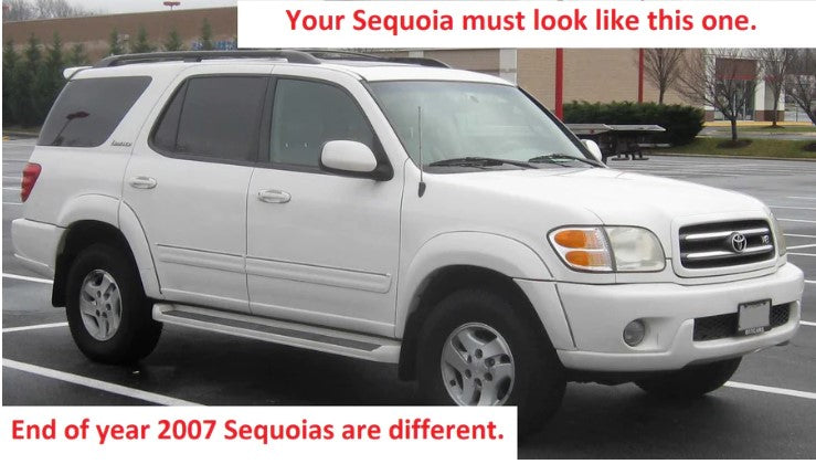 Toyota Sequoia 2000-2007 equipped with FSPE Catalytic Converter Guard parked outdoors