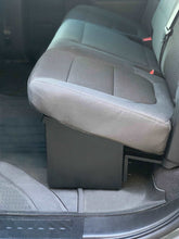 Load image into Gallery viewer, Chevrolet Silverado&#39;s under-seat area equipped with a custom-fit lockable storage unit