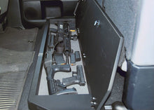 Load image into Gallery viewer, Secure storage solution for firearms under the seat of a Toyota Tundra CrewMax