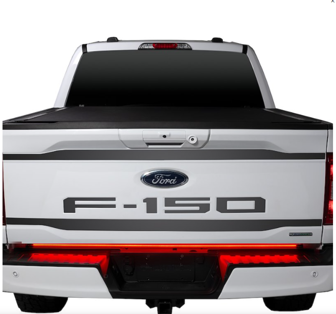 Putco 2024+ Ford F150 w/Factory LED Tail Light 60in Red Blade Tailgate Light Bar Plug-N-Play