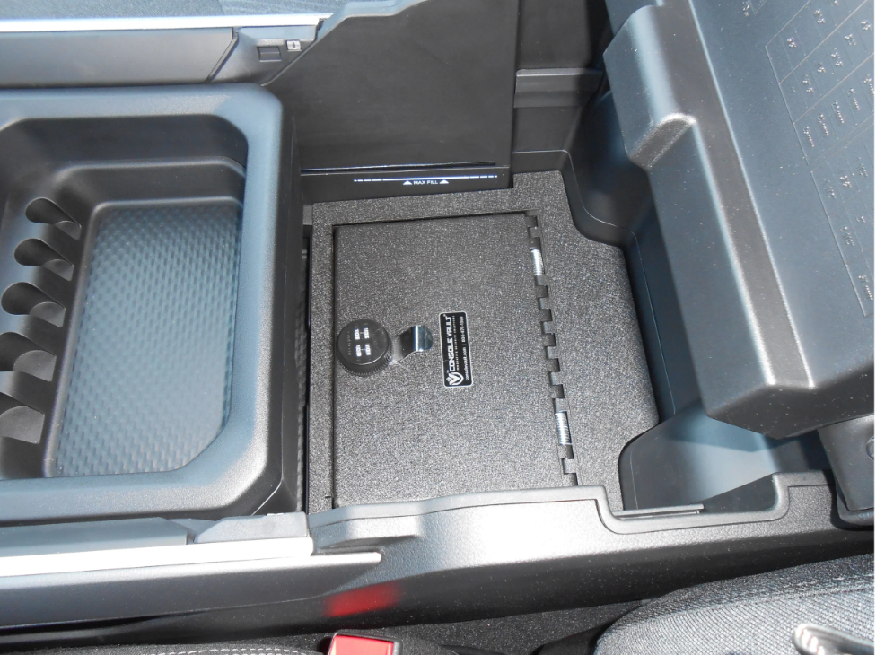 RAM 1500 / 2500 / 3500 Center Console Safe 2019-2026 Triple Guard Locking Vault