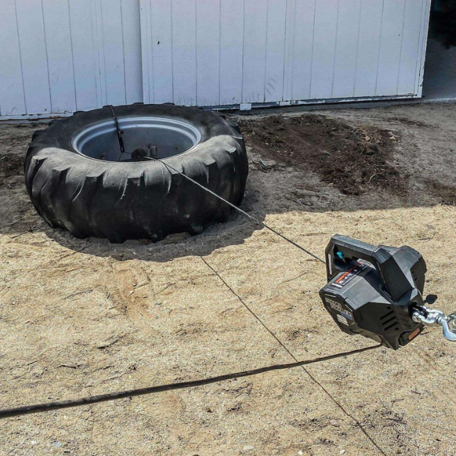 Superwinch Hand Hauler 1000 Winch 24 VDC 1000 lbs Line Pull Soft Shackle Rope End Safely