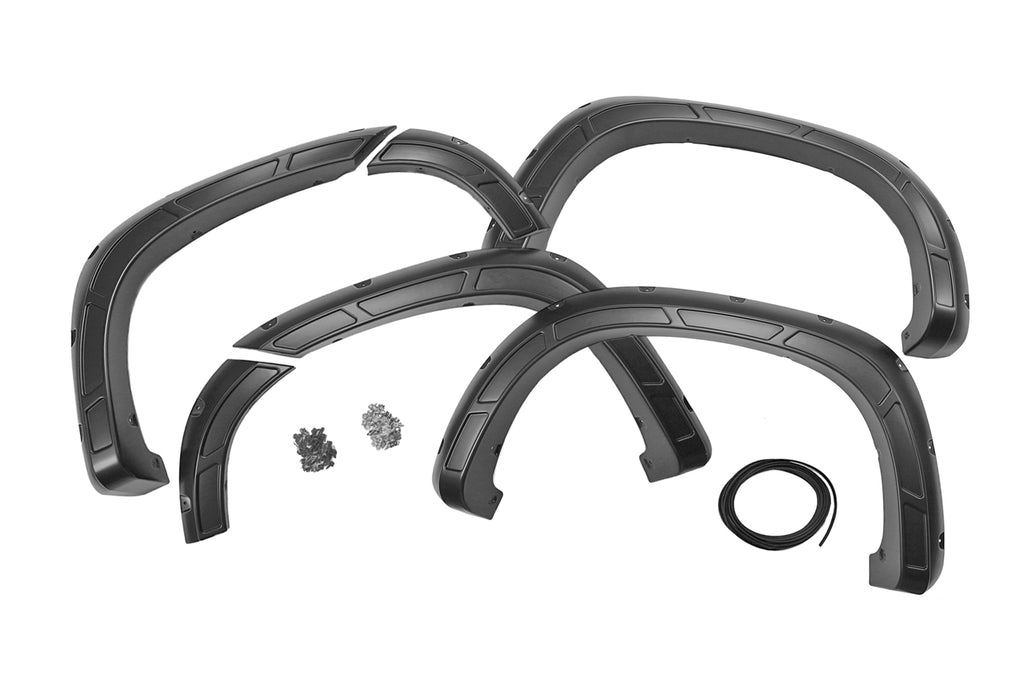 Defender Pocket Fender Flares - GB8 Mosaic Black - Chevy Silverado 1500 (19-24)