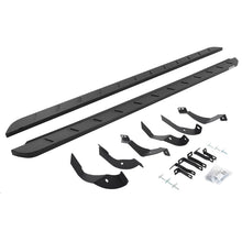 Load image into Gallery viewer, Go Rhino GMC Sierra 2500/3500HD CC 4DR Dsl RB10 Slim Running Boards Kit(w/Brackets) - Tex. Blk
