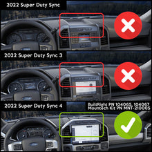 Load image into Gallery viewer, BuiltRight Industries 2022+ Ford Super Duty F-250/350/450 (w/ 12in Screen) Dash Mount