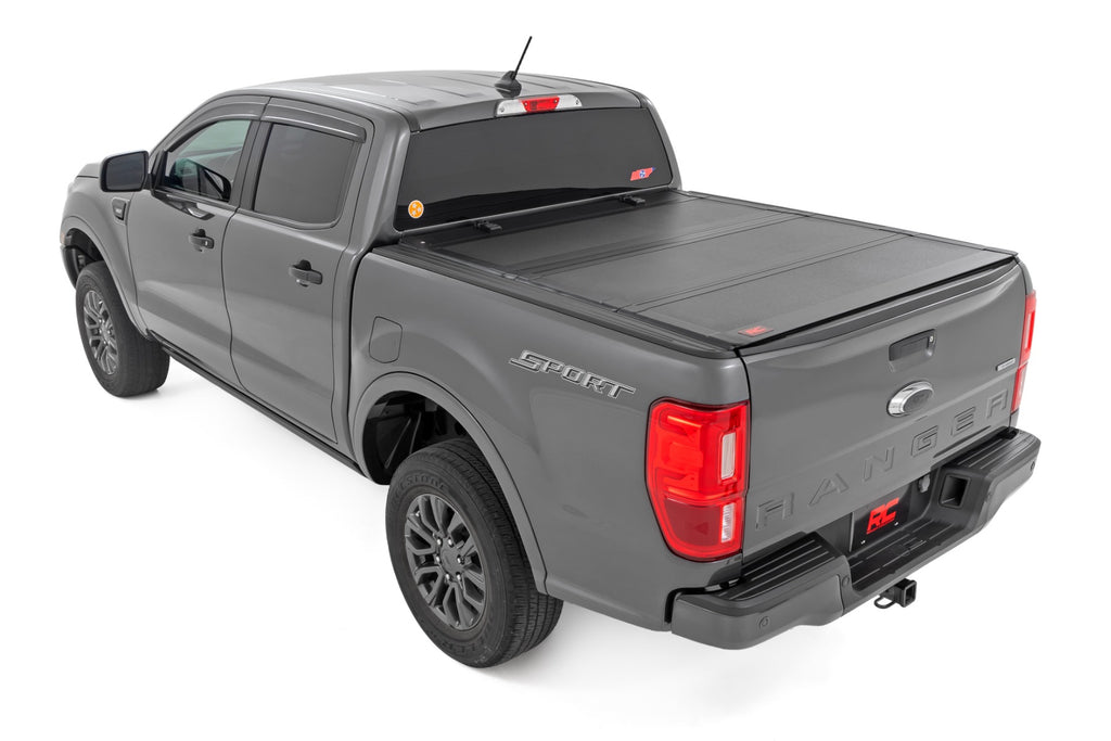 Hard Tri-Fold Flip Up Bed Cover - 5' Bed - Ford Ranger 2WD 4WD (19-23)