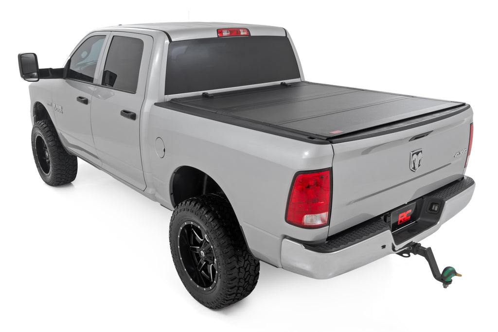 Hard Tri-Fold Flip Up Bed Cover - 6'4 In. Bed - Ram 1500 (10-18) 2500 (10-23)