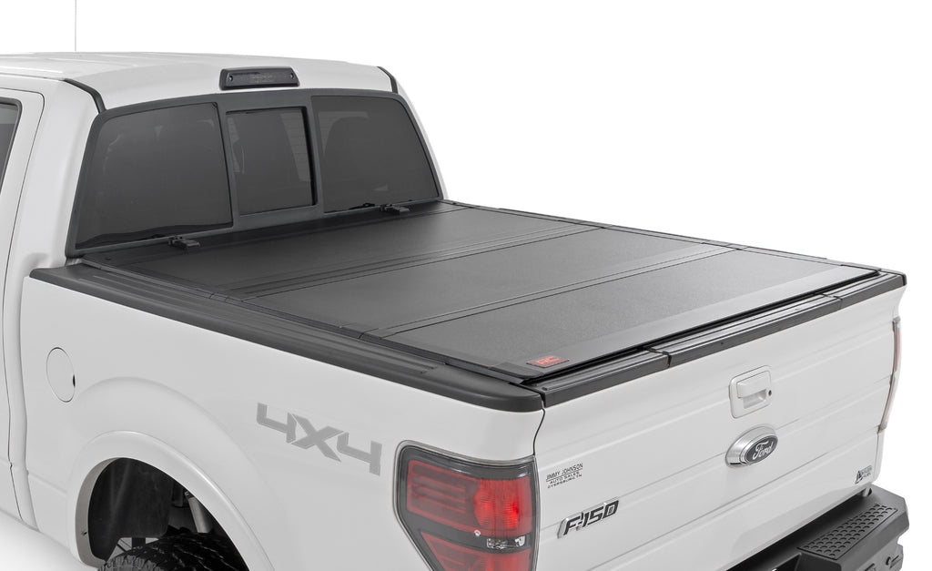 Hard Tri-Fold Flip Up Bed Cover - 6'7 In. Bed - Ford F-150 (04-14)