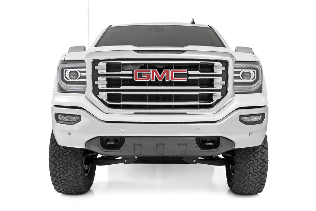 7 Inch Stamped Steel LCA Lift Kit - Forged UCA - Bracket - Vertex V2 Shks - Chevy GMC 1500